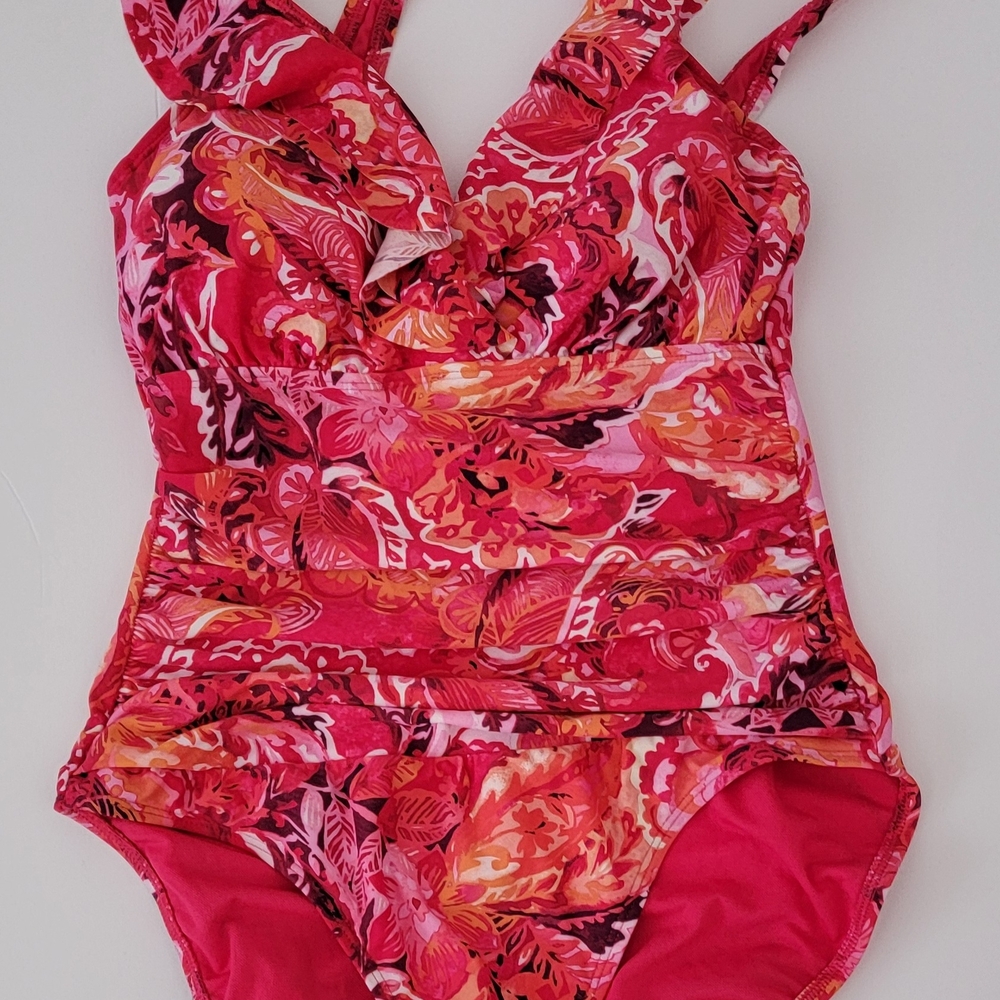 Floral Pink Kids Swimwear